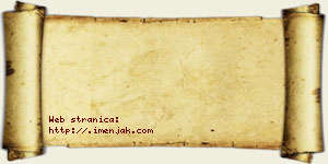 Milana Sentić vizit kartica